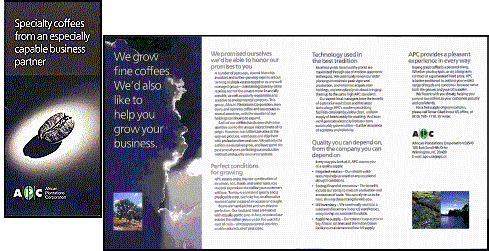 Brochure pages