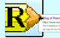 Pencil icon writing blog SERP