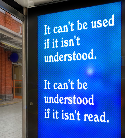 UX Thought: Content can't be understood if it isn't read.