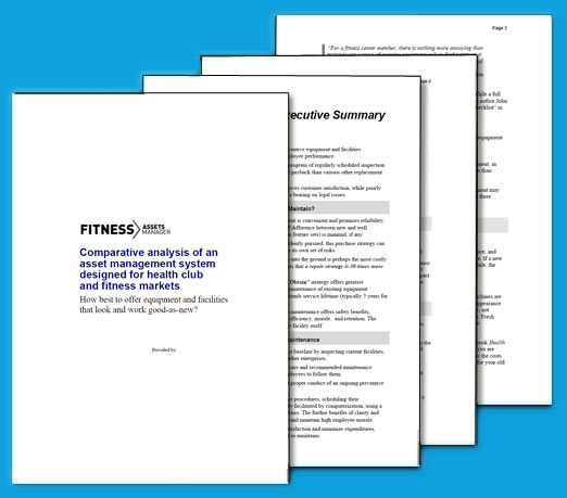 White paper comparing approaches to maintaining fitness equipment